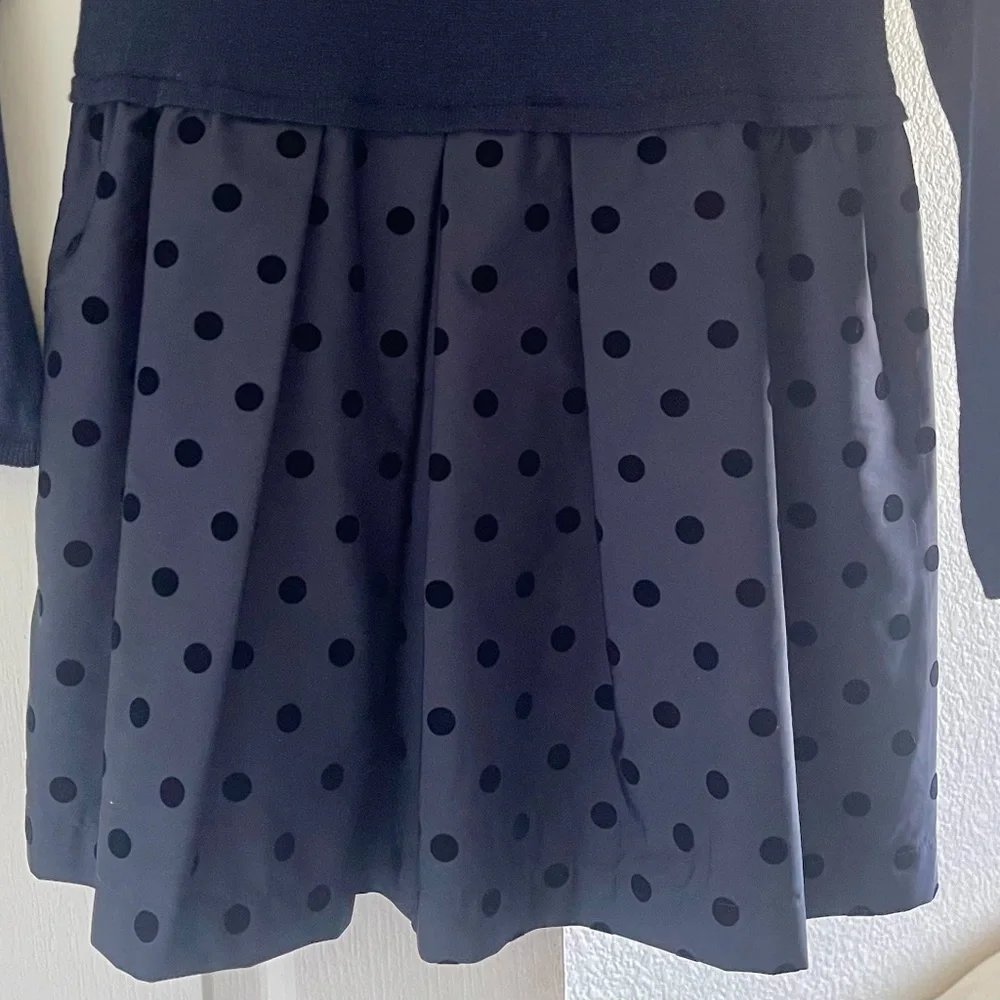 Navy Blue Jacadi Paris Kids Dress - Picture 3 of 4